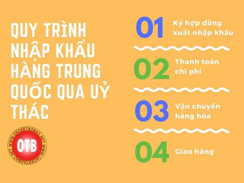 Quy trình nhập khẩu hàng Trung Quốc qua uỷ thác