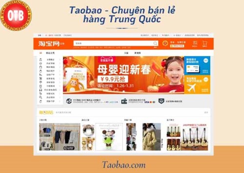 Taobao - Trang web order hàng Trung Quốc chuyên bán lẻ